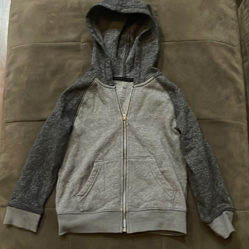 Boys Hooded Sweatshirt - Sonoma gray size 4